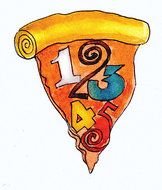 Clipart of Greasy Pizza Slice