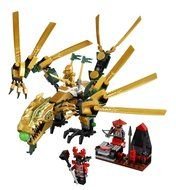 golden dragon in lego