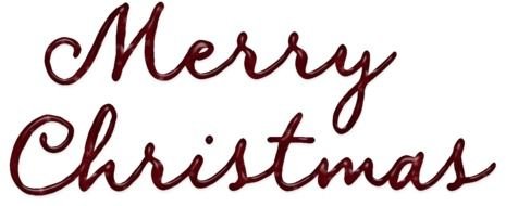 inscription "merry christmas" as a template