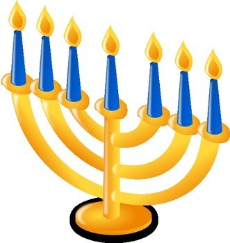 Hanukkah Candles At Clkercom Vector Online