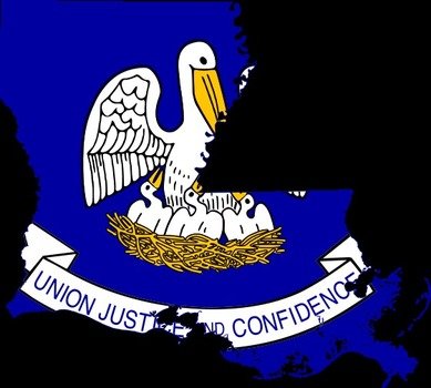 Description Flag Map Of Louisianasvg