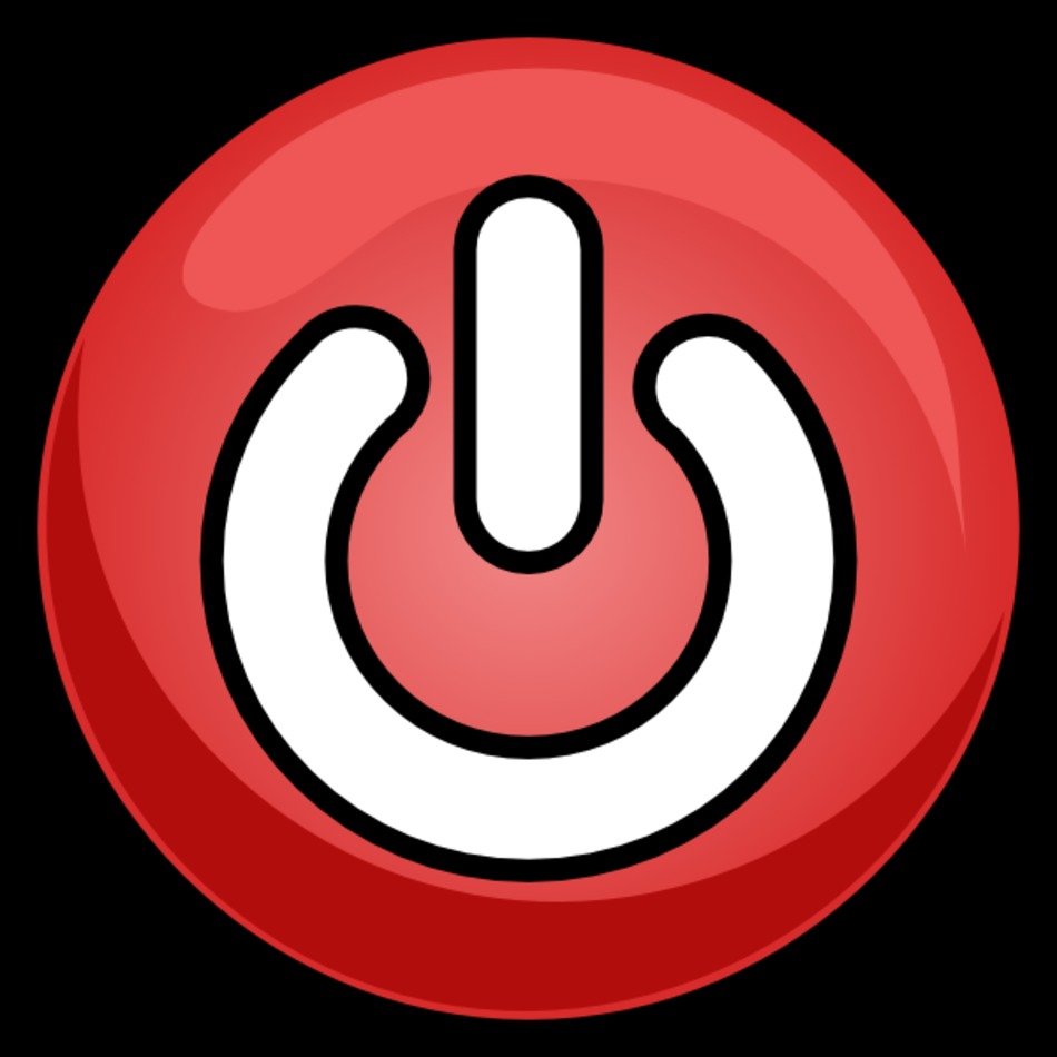 Power Button Red At Clkercom Vector Online