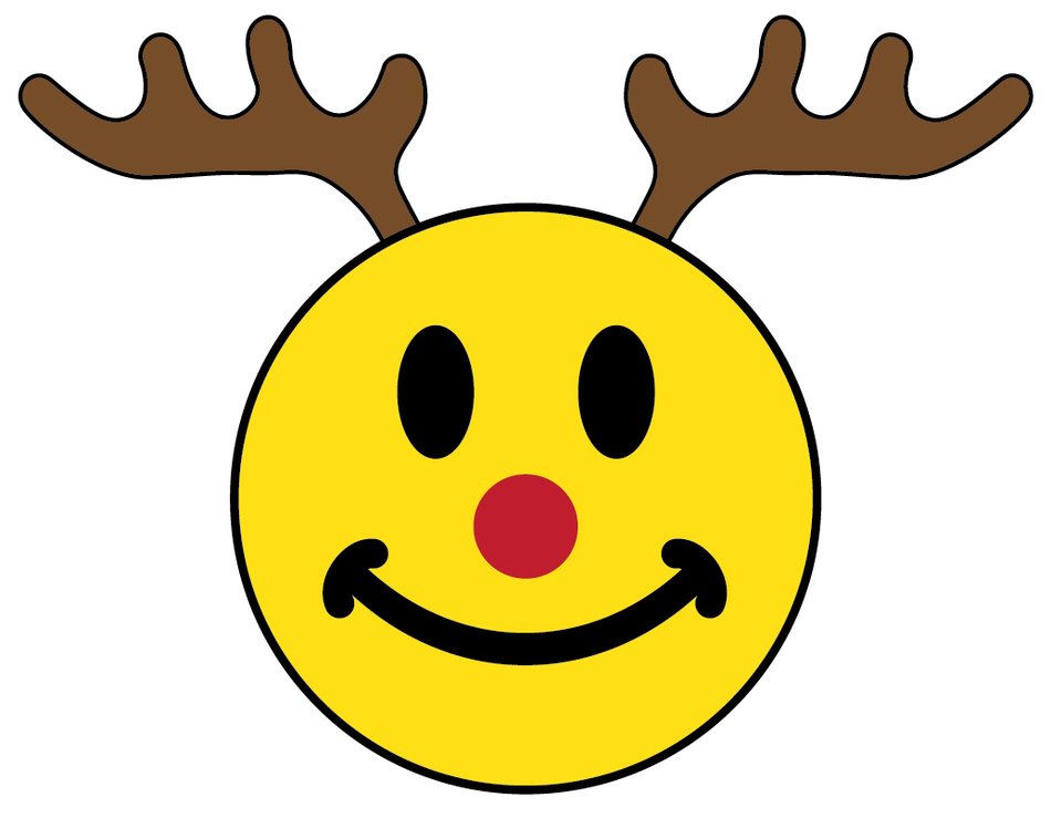 painted smiley deer