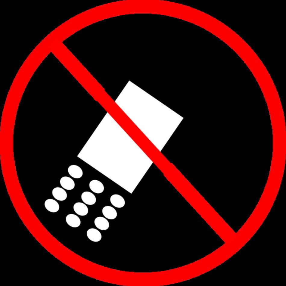 No Cellphone At Clkercom Vector Online Royalty