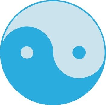 Vector Blue Yin Yang Clip Art 106514 Hightpng N2
