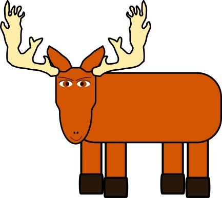 The Jaw And Upper Head Paths Added A Simple Polygonal Body
