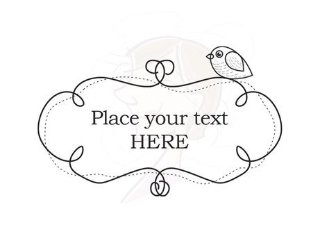 Art Wood Border Vintage Rustic