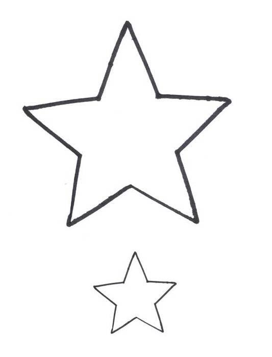 Free Star Shapes To Use As Patterns For Applique Quilting Or