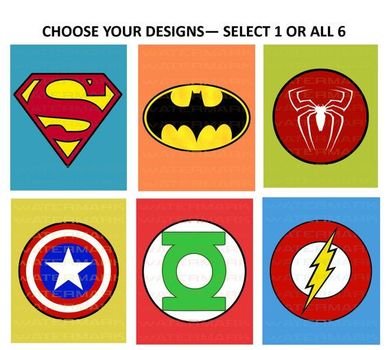 Printable Superhero Symbols Cake Ideas And Designs