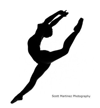 Dancer Silhouette Leap Panda Free Images