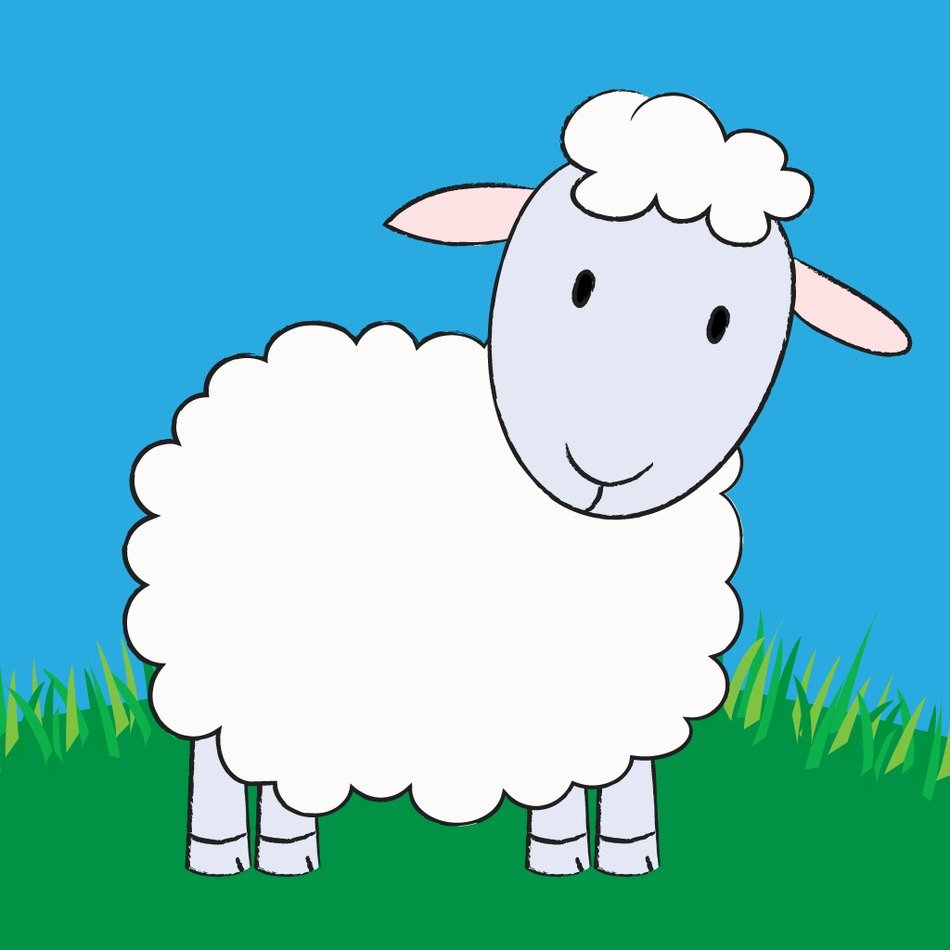 Clipart of a Farm Animal