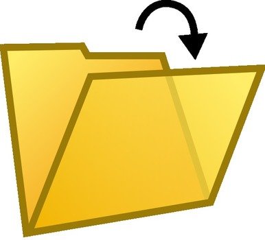 Open Folder Document At Clkercom Vector Online