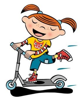 Scooter Kids Free Images