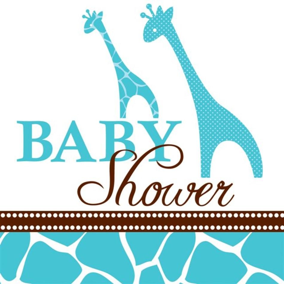 Blue Wild Safari Baby Shower Special Events Party Supply Store In Ak clipart