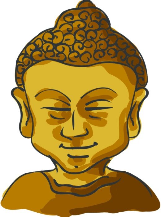 clipart of the buddha