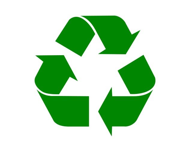 Large Green Recycle Symbol Vector Online