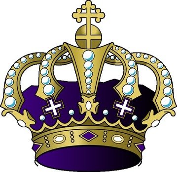 Purple Crown At Clkercom Vector Online Royalty