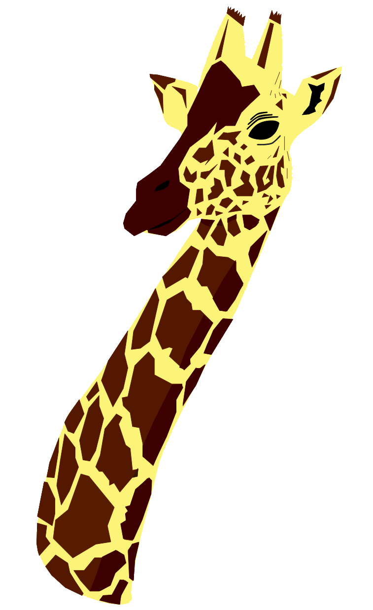 Clip art of Giraffe's head free image download