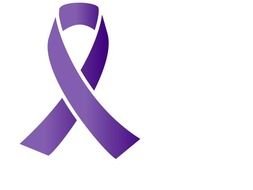 Purple Awareness Ribbon At Clkercom Vector