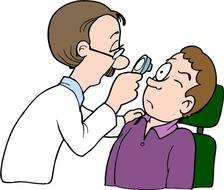 check up by ophthalmologist