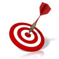 dart in red target