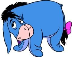 Eeyore the donkey drawing