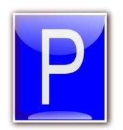 Clipart of Parking place symbol