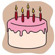 Clipart of the cake