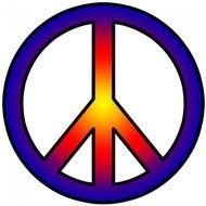 Colorful symbol of Peace