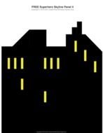 Superhero Skyline Template 4