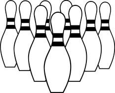 black and white skittles exhibited in a pyramid