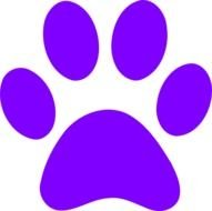 Blues Clues Purple Paw At Clkercom Vector Online
