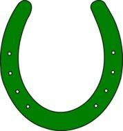 Horse Shoe Outline At Clkercom Vector Online