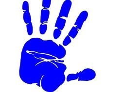 Hand Print In A Circle Panda Free Images N2