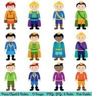 Prince Fairytale Vectors