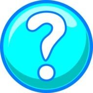 Blue Question Mark At Clkercom Vector Online