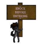 Knock Before Entering drawing