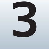 Number 3 3d Model Made With 123d