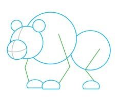 How To Draw A Cute Panda Step By Forest Animals Free