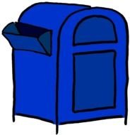 Cartoon Mailbox clipart