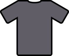 Clipart of the dark T-Shirt