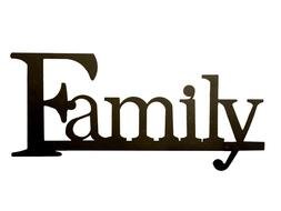 "family" as an inscription for clipart