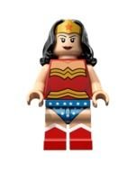 lego wonder woman on the black background