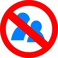 No Talking Symbol At Clkercom Vector Online
