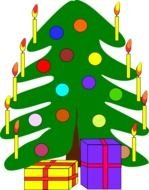picture of gifts under the christmas tree