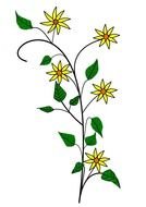 Flowers By Aungkarns drawing