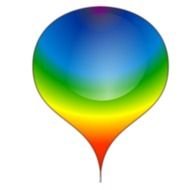 colorful rainbow balloon