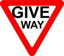 Clipart of give away sign