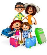 family for travel as a picture for clipart