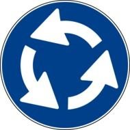Description Italian Traffic Signs Rotatoriasvg